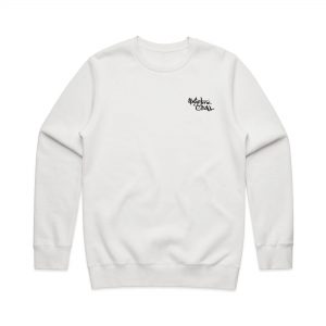 Baseline Cavi - Embroidered Crew - White